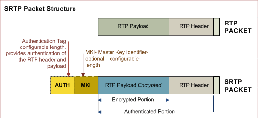 SRTP Packet Structure